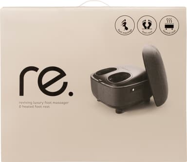 re. Luxury fotmassage CA-850 (svart)