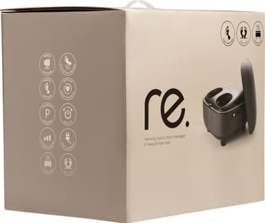 re. Luxury fotmassage CA-850 (svart)