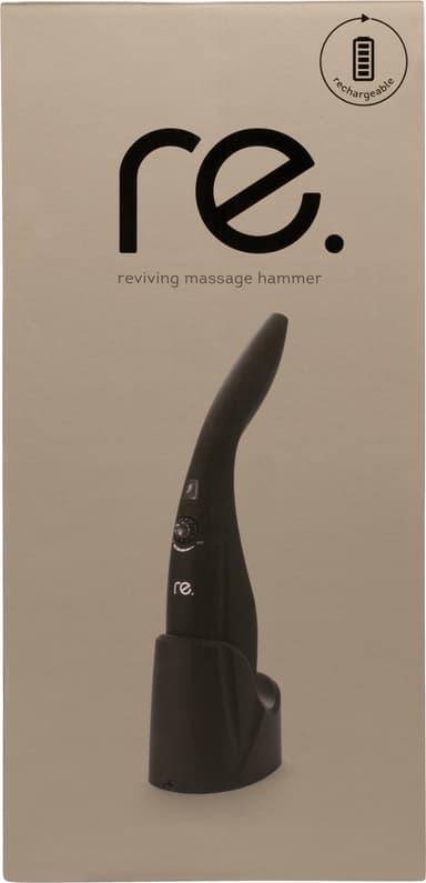 re. laddbar massagehammare EMK-316 (grå)