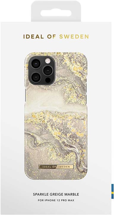 iDeal fashion fodral för iPhone 12 Pro Max (sparkle greige)