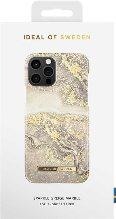 iDeal fashion fodral för iPhone 12 Pro (sparkle greige)