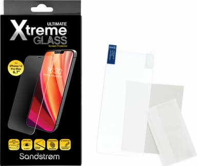 Sandstrøm Ultimate Xtreme iPhone 12 Pro Max skärmskydd