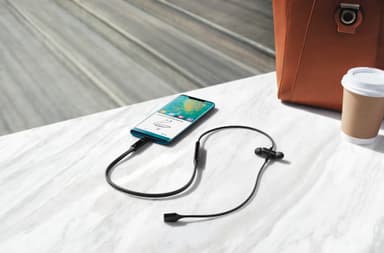 Huawei FreeLace trådlösa in-ear hörlurar (grafitsvart)