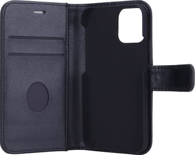 Radicover 2-i-1 plånboksfodral för iPhone 12 mini (svart)