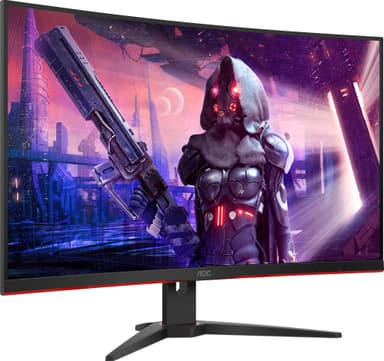 AOC C32G2AE/BK 31.5" välvd bildskärm för gaming