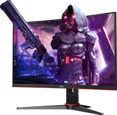 AOC C27G2AE/BK 27" välvd bildskärm för gaming
