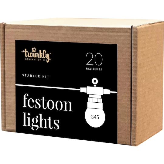 Twinkly Festoon smart RGB LED ljusslinga FESTOONRGB20