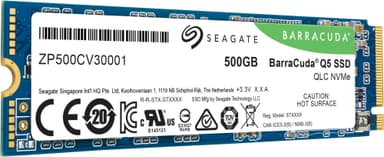Seagate Barracuda Q5 intern NVMe SSD (500GB)