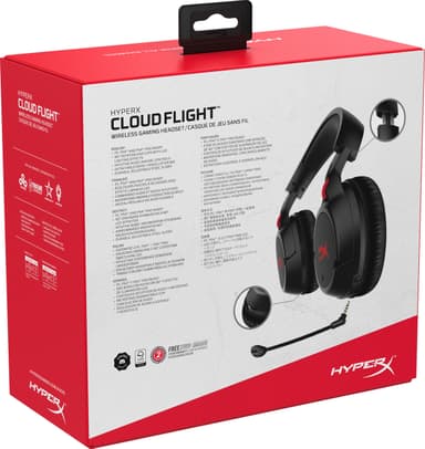 HyperX Cloud Flight trådlöst gaming headset