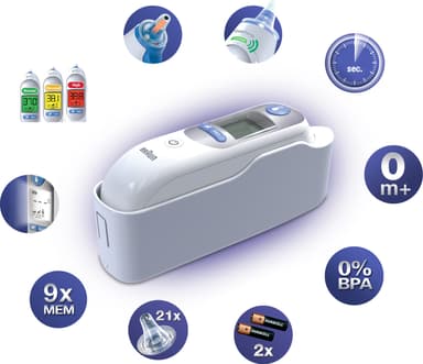 Braun ThermoScan 7 Age Precision örontermometer IRT6520NOEEGP (vit)