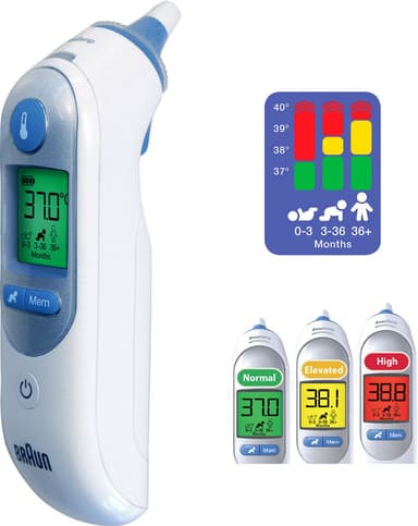 Braun ThermoScan 7 Age Precision örontermometer IRT6520NOEEGP (vit)