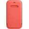 iPhone 12/12 Pro lädersleeve med  MagSafe (pink citrus)