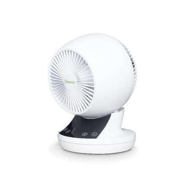MeacoFan 360 fläkt. Energieffektiv. Quiet Mark-certifierad. Liten och praktisk. Perfekt på arbetsplatsen.