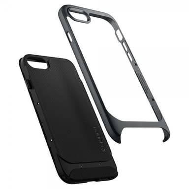 Spigen iPhone 7/8/SE 2020 Skal Neo Hybrid Herringbone Metal Slate