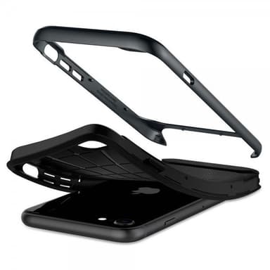 Spigen iPhone 7/8/SE 2020 Skal Neo Hybrid Herringbone Metal Slate