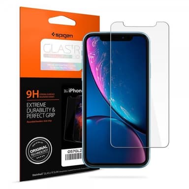 Spigen iPhone Xr/11 Skärmskydd GLAS.tR Härdat Glas
