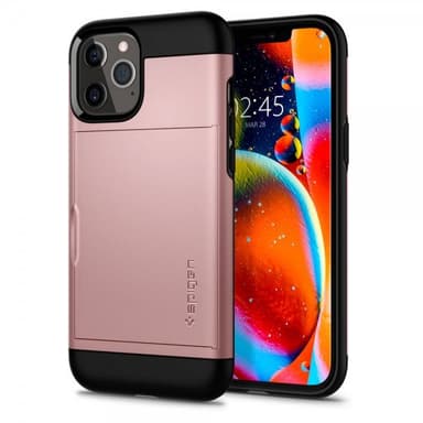 Spigen iPhone 12 Pro Max Skal Slim Armor CS Roseguld