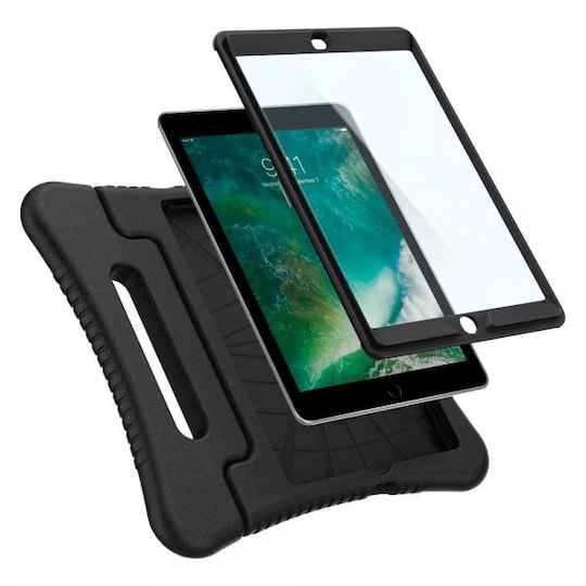 Spigen iPad 9.7 Skal med Handtag Play 360 Skärmskydd Space Black