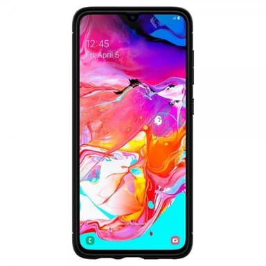 Spigen Samsung Galaxy A70 Skal Rugged Armor Matte Black