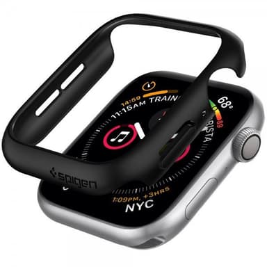 Spigen Apple Watch 44mm Skal Thin Fit Svart