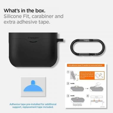 Sony WF-1000XM3 Skal Silicone Fit Svart