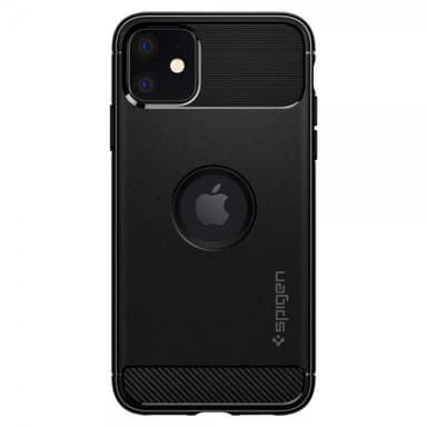 Spigen iPhone 11 Skal Rugged Armor Matte Black