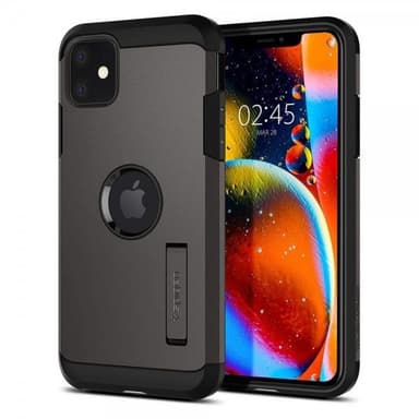 Spigen iPhone 11 Skal Tough Armor Gunmetal