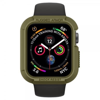Spigen Apple Watch 44/45mm Skal Rugged Armor Olive Green