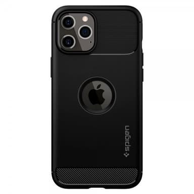 Spigen iPhone 12/iPhone 12 Pro Skal Rugged Armor Matte Black
