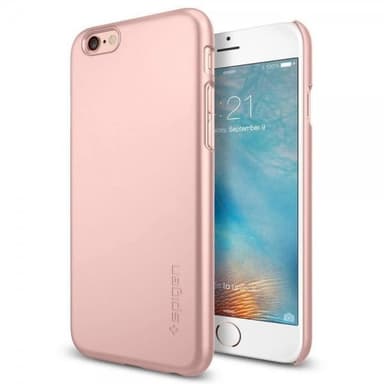 Spigen iPhone 6/6S Skal Thin Fit Roseguld