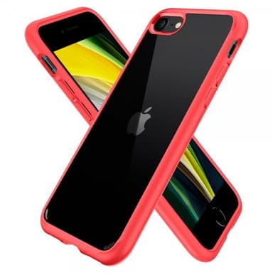 Spigen iPhone 7/8/SE Skal Ultra Hybrid 2 Röd