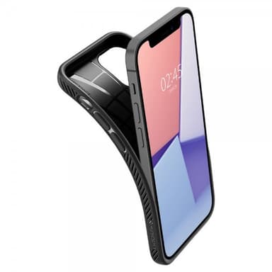 Spigen iPhone 12 Mini Skal Liquid Air Matte Black