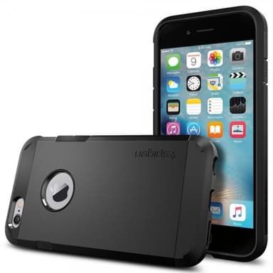 Spigen iPhone 6/6S Skal Tough Armor Svart
