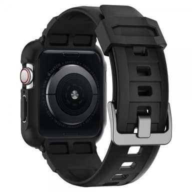Spigen Apple Watch 44/45mm Skal med armband Rugged Armor Pro Charcoal Grey