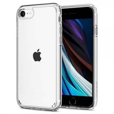 Spigen iPhone 7/8/SE Skal Ultra Hybrid 2 Crystal Clear