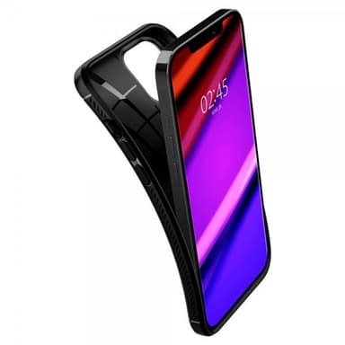 Spigen iPhone 12/iPhone 12 Pro Skal Rugged Armor Matte Black