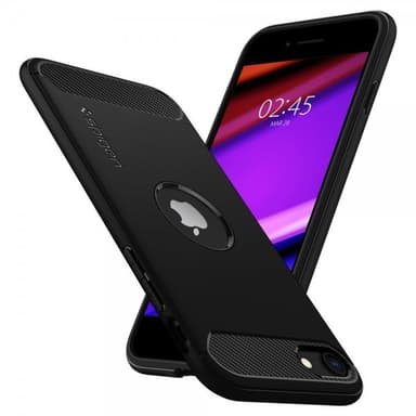 Spigen iPhone 7/8/SE Skal Rugged Armor Matte Black