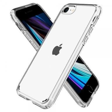 Spigen iPhone 7/8/SE Skal Ultra Hybrid 2 Crystal Clear