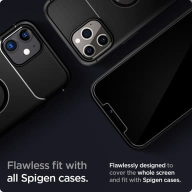 Spigen iPhone 12/iPhone 12 Pro Skärmskydd GLAS.tR EZ Fit 2-pack