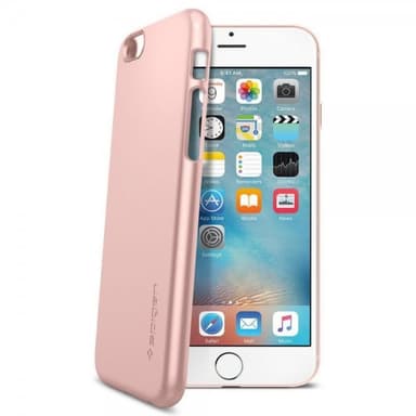 Spigen iPhone 6/6S Skal Thin Fit Roseguld