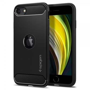 Spigen iPhone 7/8/SE Skal Rugged Armor Matte Black