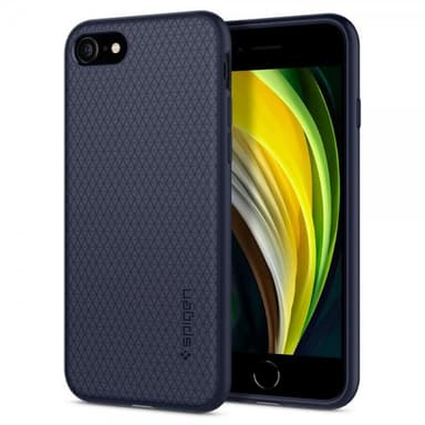 Spigen iPhone 7/8/SE Skal Liquid Air Midnight Blue