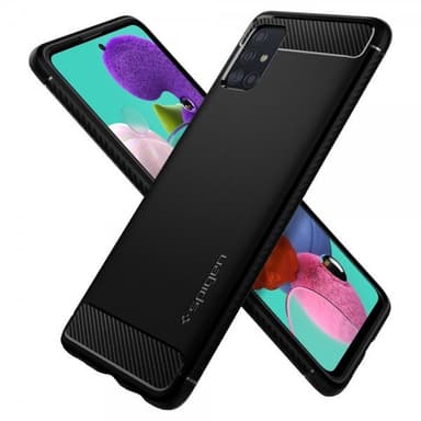 Samsung Galaxy A51 Skal Rugged Armor Matte Black