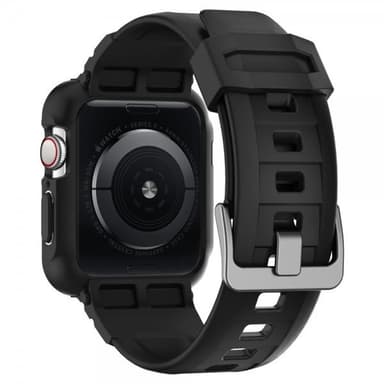 Spigen Apple Watch 44/45mm Skal med armband Rugged Armor Pro Svart