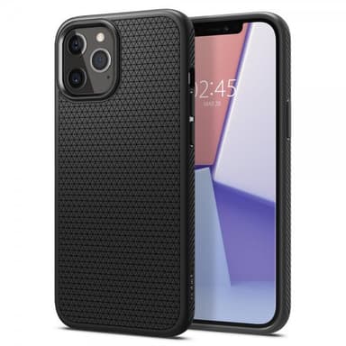 Spigen iPhone 12/iPhone 12 Pro Skal Liquid Air Matte Black