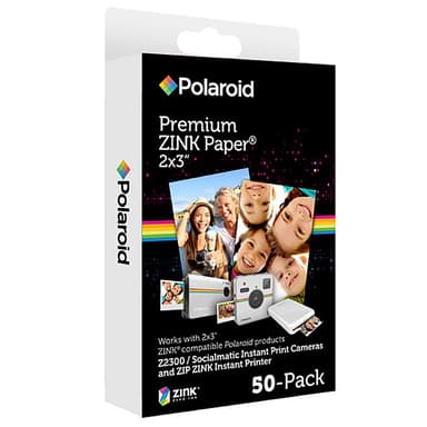 Polaroid ZINK 2x3" Fotopapper (50-pack)