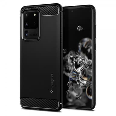 Spigen Samsung Galaxy S20 Ultra Skal Rugged Armor Matte Black