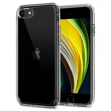Spigen iPhone 7/8/SE Skal Ultra Hybrid 2 Crystal Clear