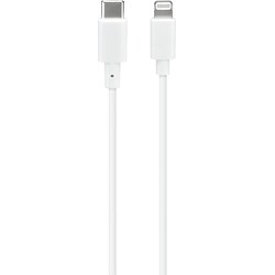 Sandstrøm USB-C till Lightning-kabel 1m (vit)