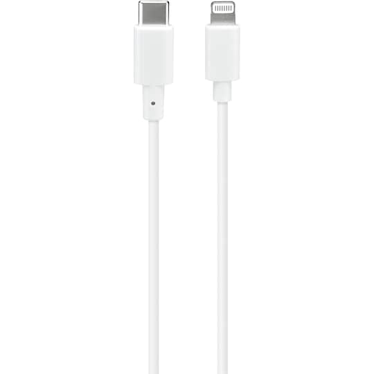 Sandstrøm USB-C till Lightning-kabel 3m (vit)